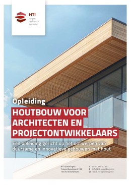 Brochure HTI Houtbouw voor architecten